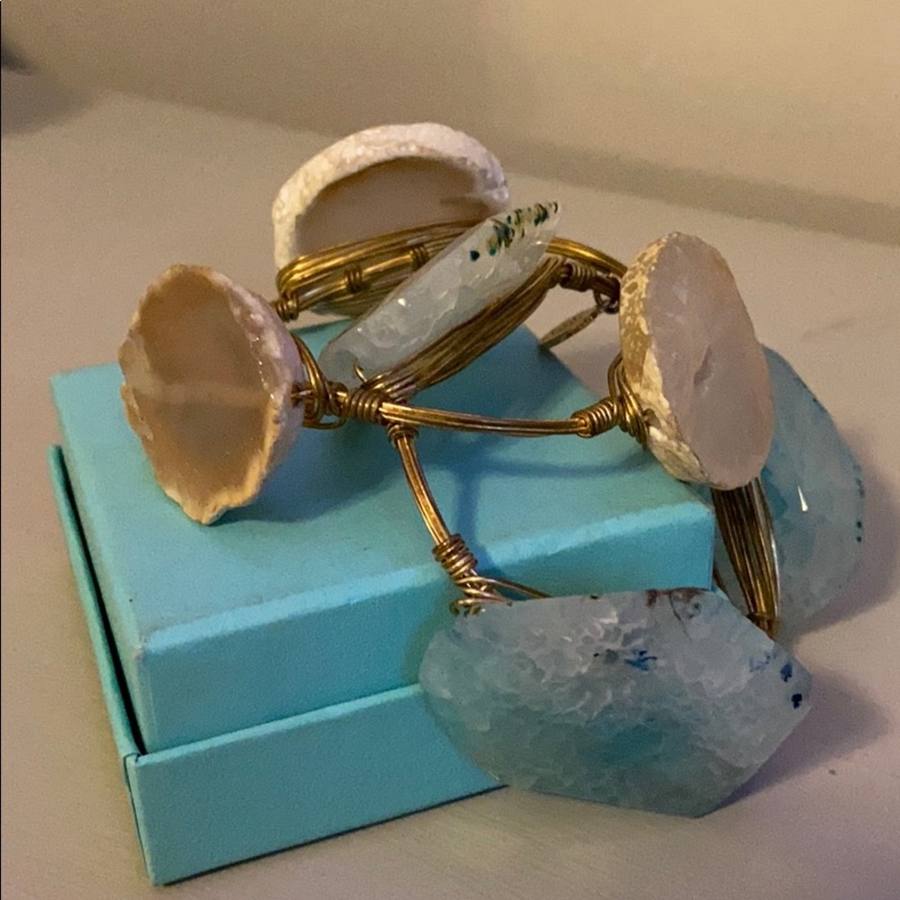 Large Stone Bangle